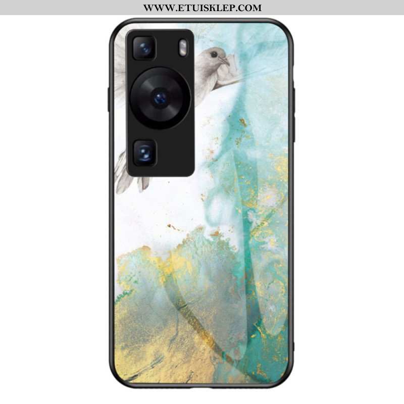 Etui do Huawei P60 Pro Marmurowe Szkło Hartowane